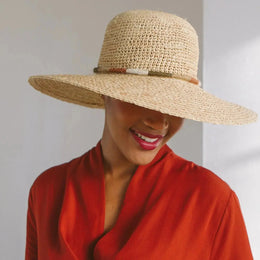Mia Raffia Capeline Sunhat